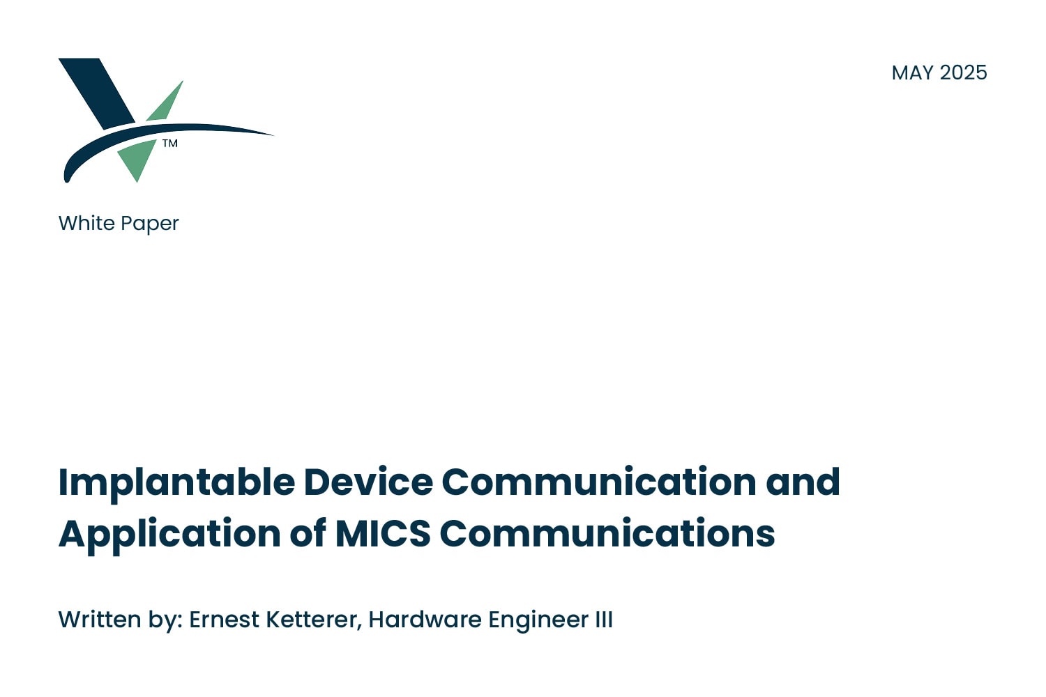 White paper title and author