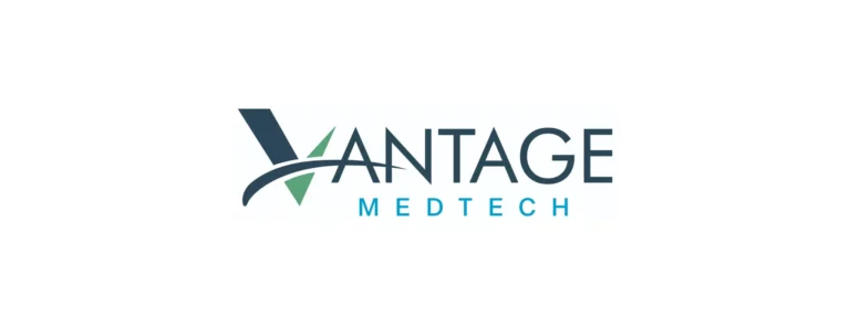Vantage MedTech logo header white background